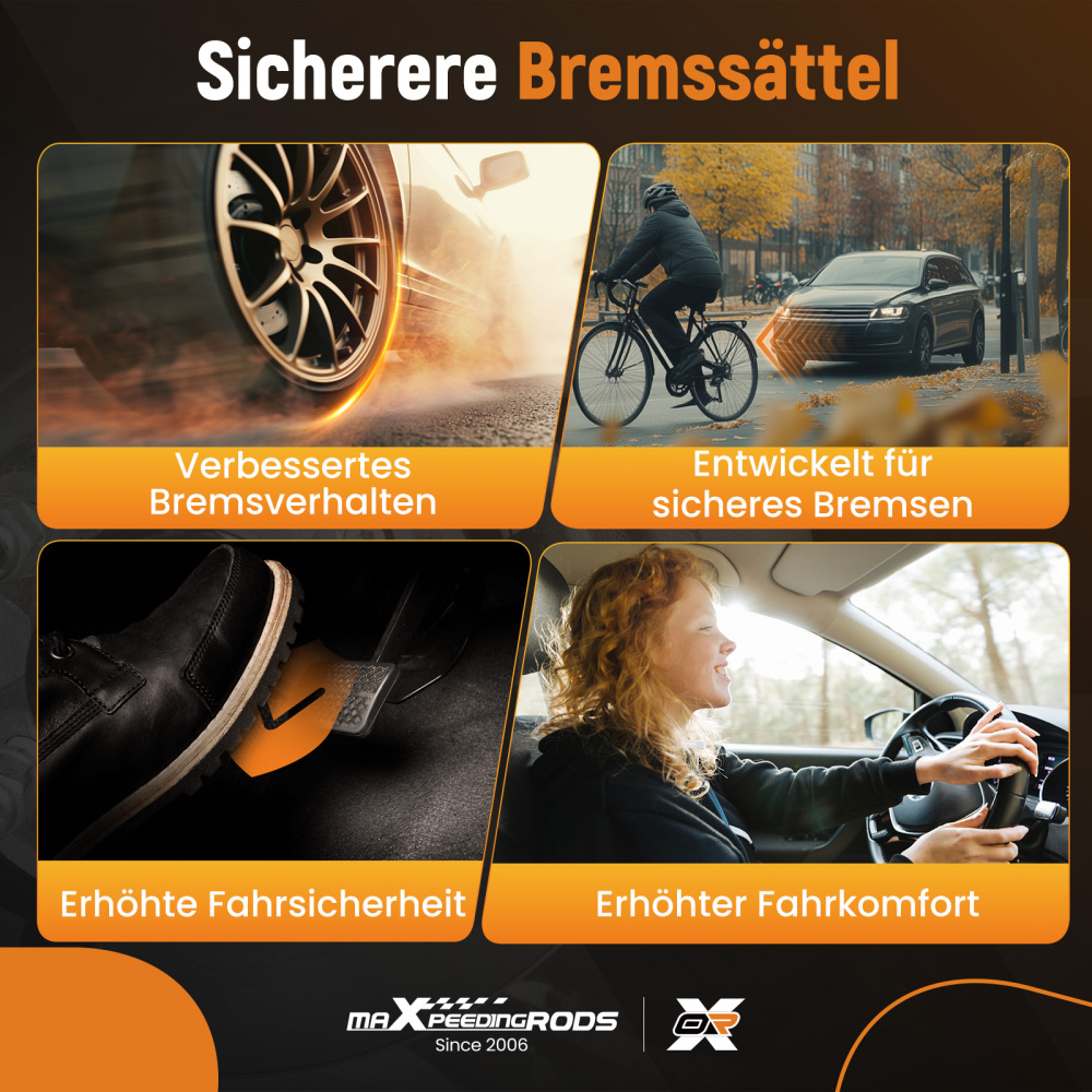 Brake Caliper Front Left compatible for Ford Courier 1988-2016 Fiesta 1995-2010 DDY23371X