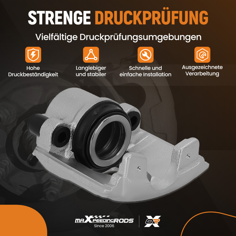 Brake Caliper Front Left compatible for Ford Courier 1988-2016 Fiesta 1995-2010 DDY23371X