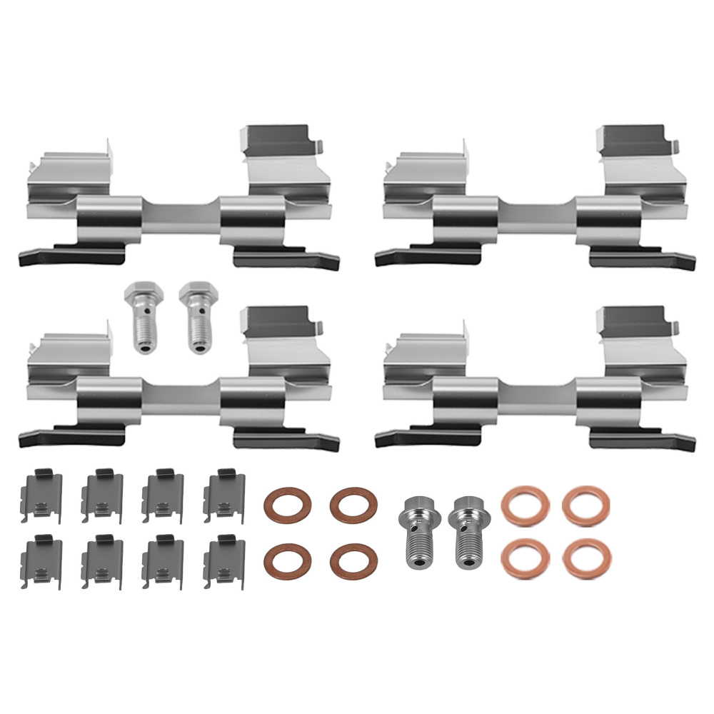 Front Rear Disc Brake Calipers w/Bracket compatible for Ford Explorer 2011-19/Flex 2010-14