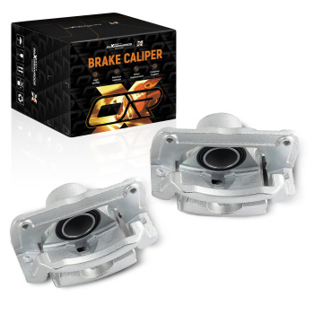 Front Brake Calipers w/ Bracket Pair 2 compatible for Ford Fusion compatible for Lincoln MKZ Zephyr 185000