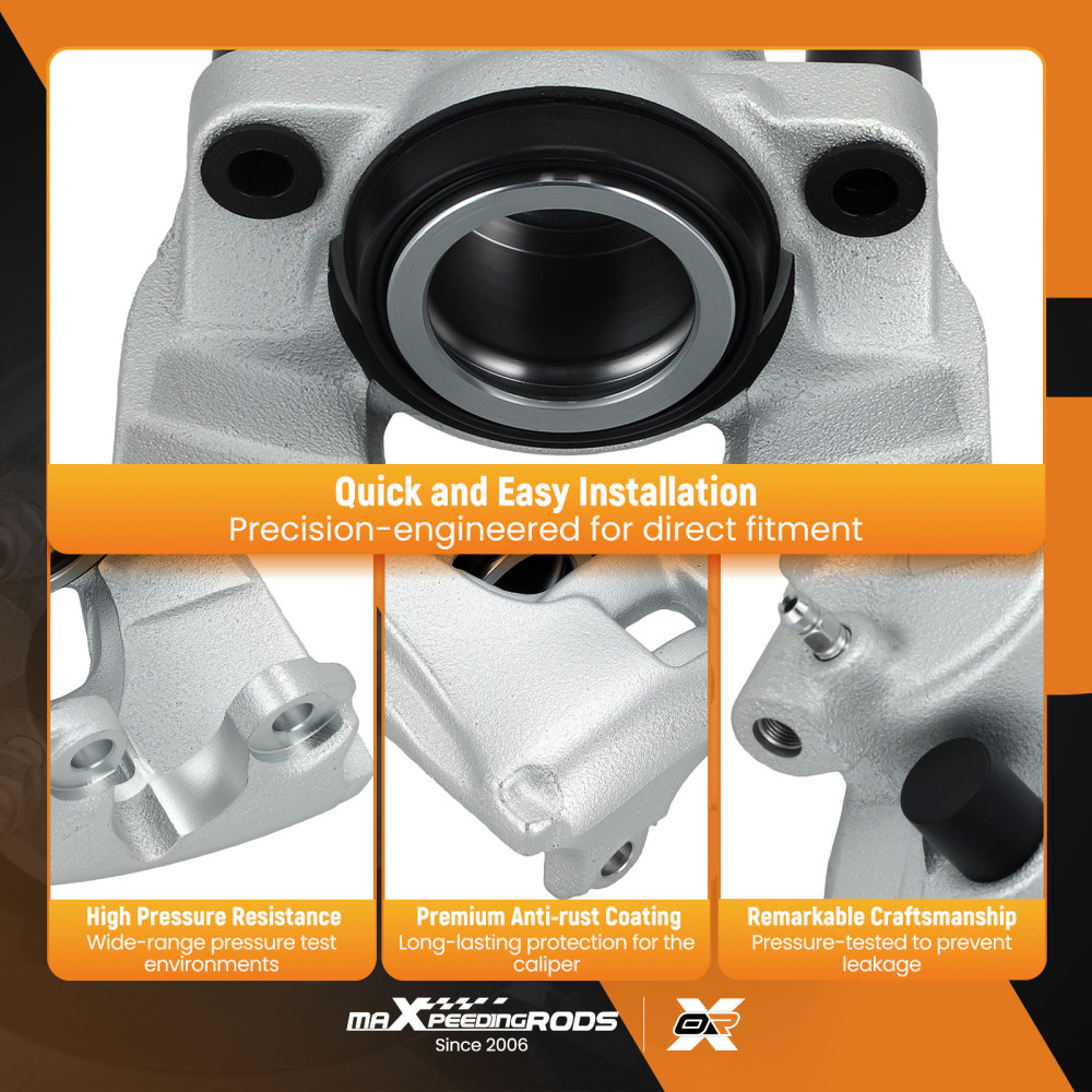 Brake Caliper Kit Front Left compatible for Ford Galaxy compatible for Volvo S60 S80 V60 V70 XC70 1379933