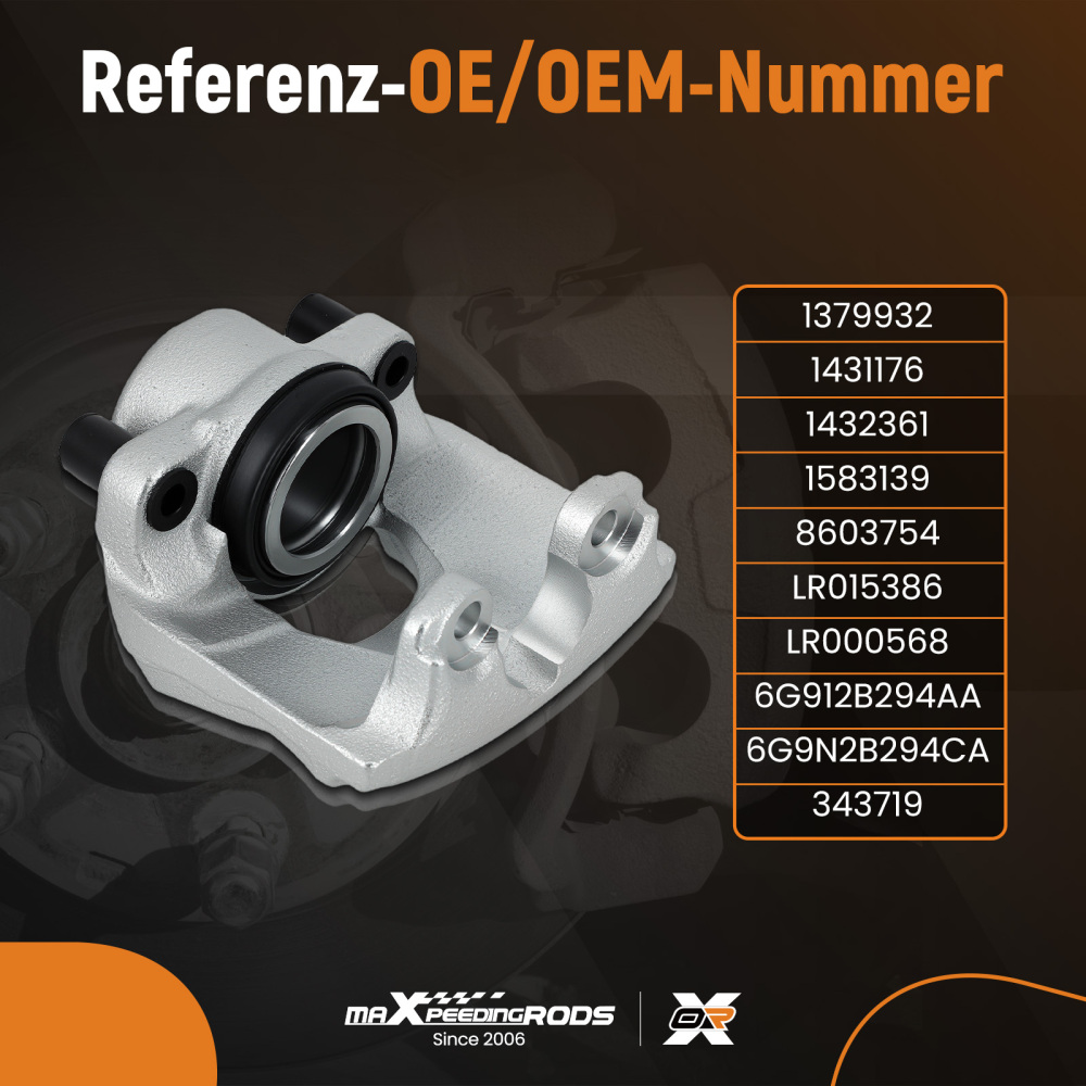 Front Right Brake Caliper compatible for Volvo Ford Galaxy compatible for Land Rover Freelander 1379932