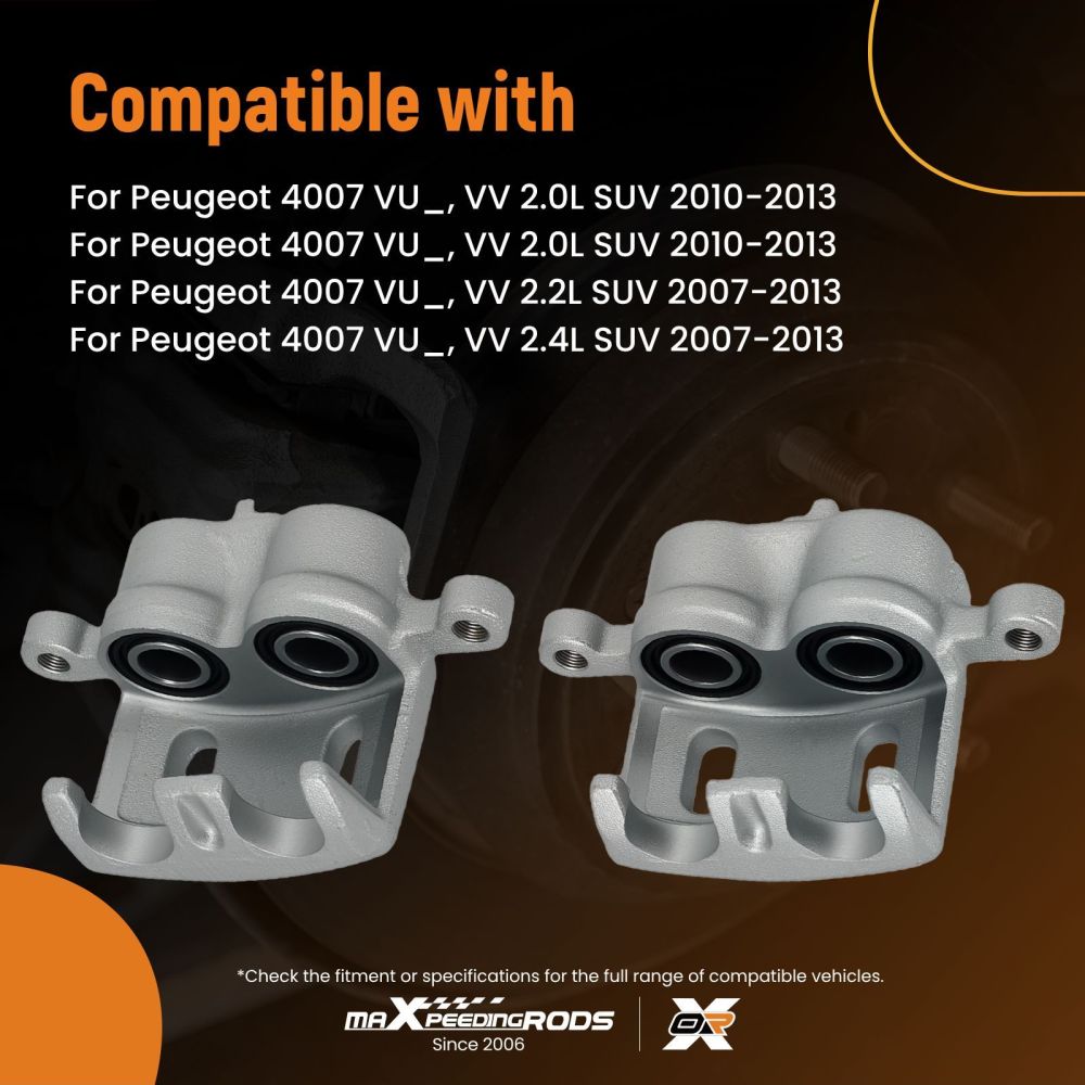 Pinza Freno Anteriore Left Right compatibile per Mitsubishi Outlander compatibile per Citroën C-Crosser 4007