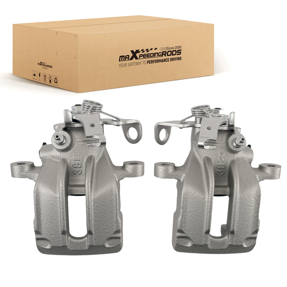 Pair Rear Brake Caliper compatible for Ford Galaxy compatible for VW Golf Passat Polo Vento compatible for Seat Alhambra