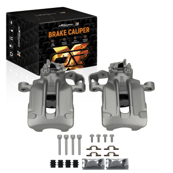 2x Pinza Freno Galleggiante Posteriore con Kit compatibile per VW Golf III 1H0615423 38mm