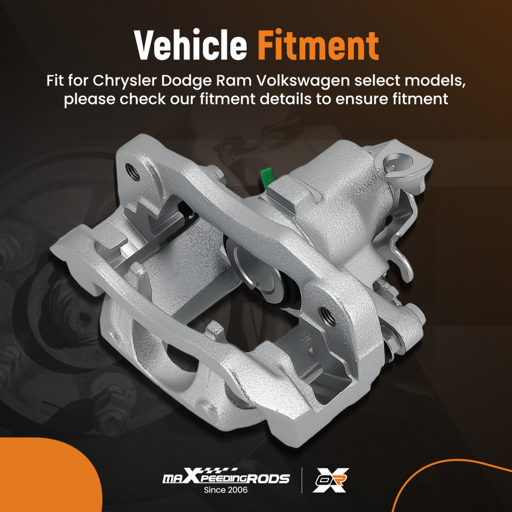 Rear Left Brake Calipers w/ Bracket compatible for Dodge Grand Caravan compatible for VW Routan compatible for Ram C/V