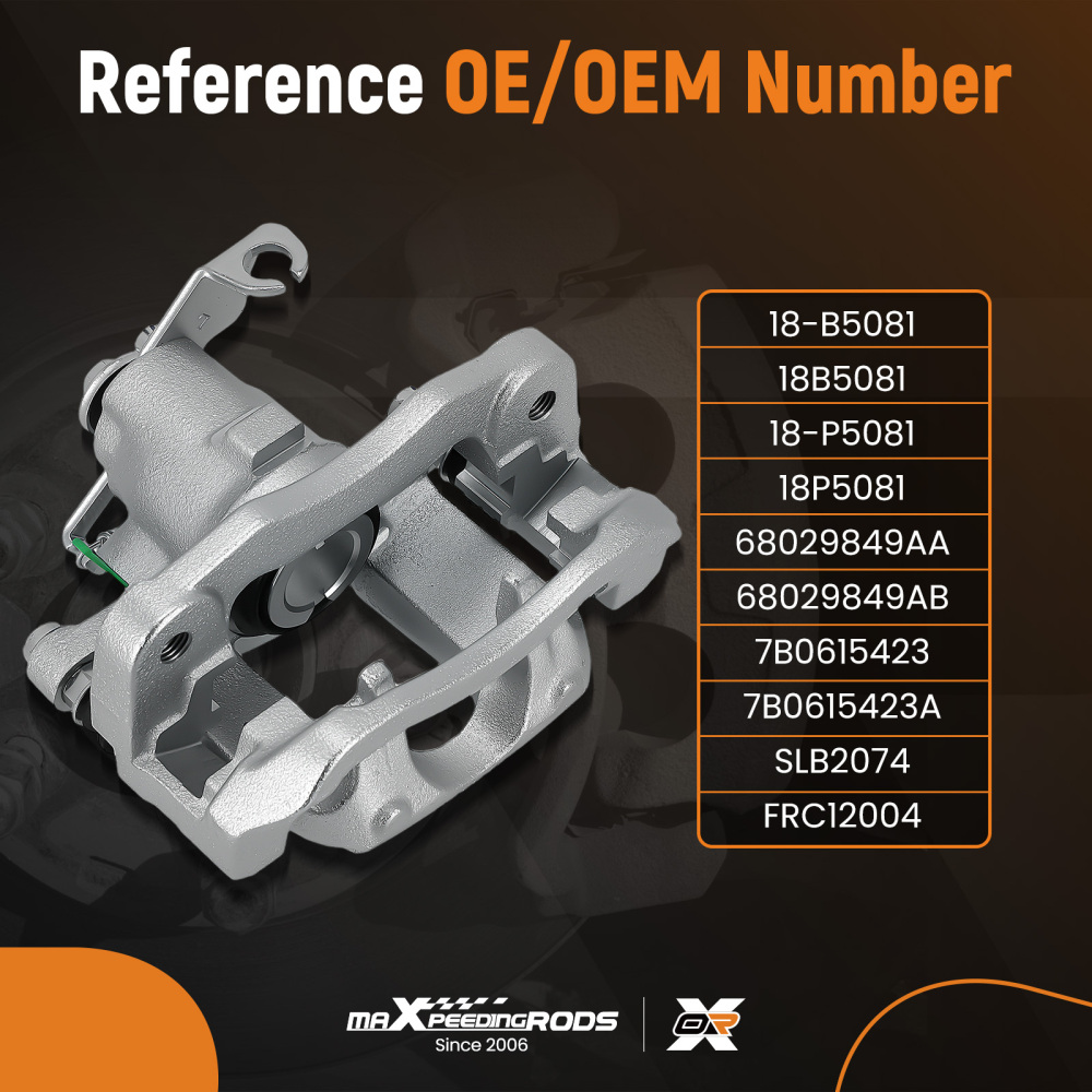 Rear Left Brake Calipers w/ Bracket compatible for Dodge Grand Caravan compatible for VW Routan compatible for Ram C/V