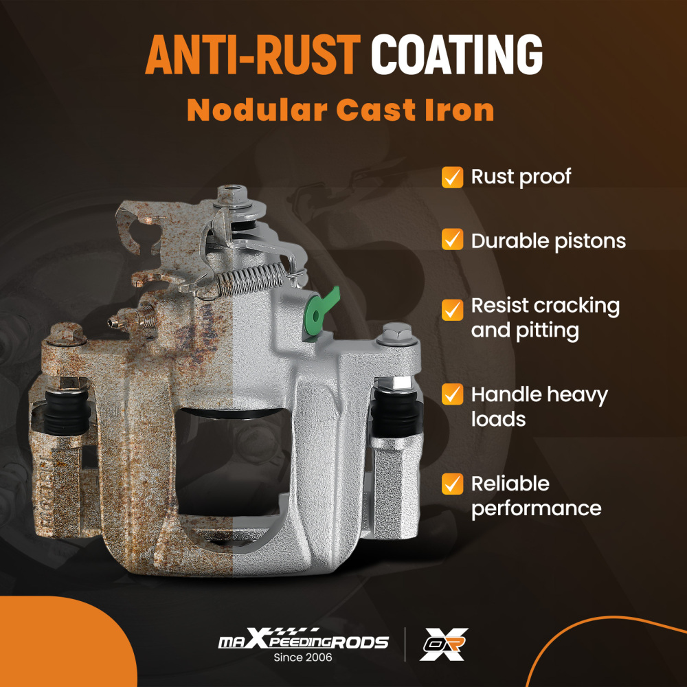 Rear Left Brake Calipers w/ Bracket compatible for Dodge Grand Caravan compatible for VW Routan compatible for Ram C/V