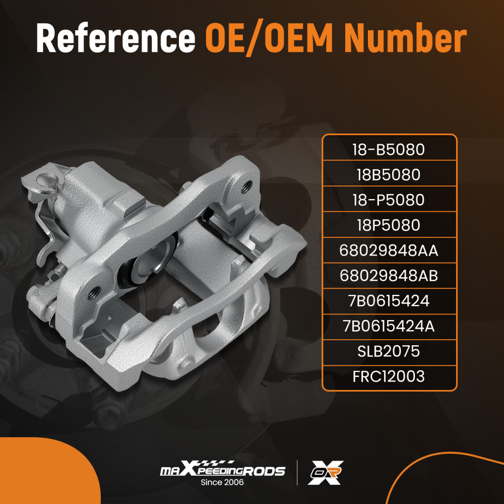 Rear Right Brake Calipers w/ Bracket compatible for Dodge Grand Caravan compatible for VW Routan compatible for Ram C/V