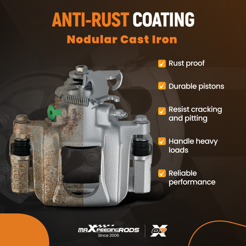 Rear Right Brake Calipers w/ Bracket compatible for Dodge Grand Caravan compatible for VW Routan compatible for Ram C/V