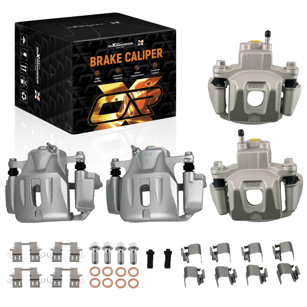 Front Rear Disc Brake Calipers compatible for Toyota Highlander 2004-2007 19-B2664 19-B2905
