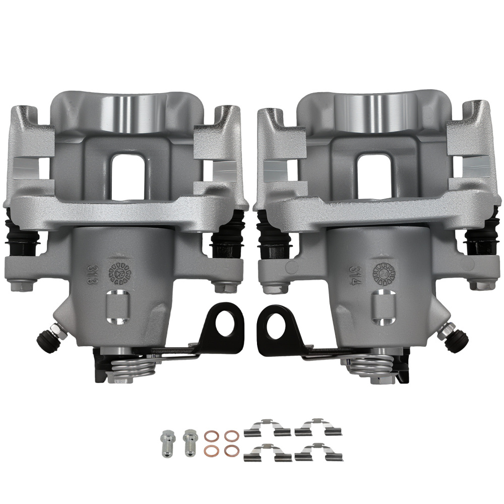 Pair Rear Brake Calipers w/ Bracket compatible for VW Jetta City compatible for Audi TT Quattro 19-B2575