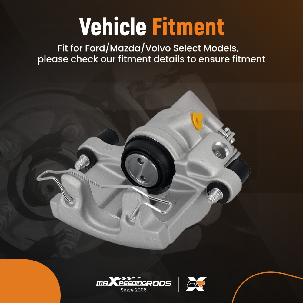 Rear Left Brake Caliper compatible for Ford C-Max MK II Focus Turnier MK III compatible for Volvo C30 38mm