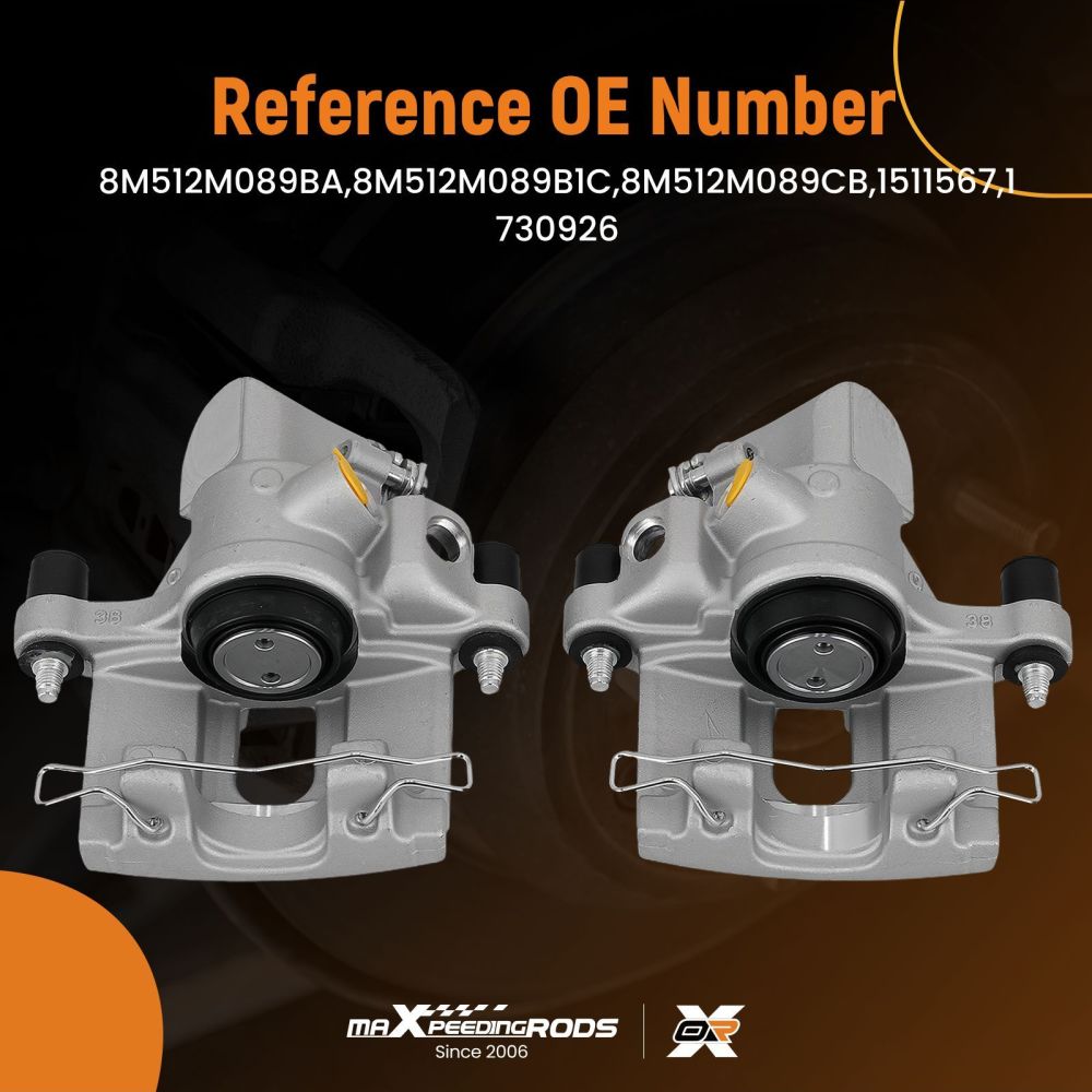 2 Pinza Freno Posteriore compatibile per Ford Focus C-Max MK2 2010-2020 1511569 1511567 38mm
