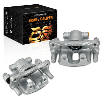 Rear Disc Brake Calipers w/ Bracket compatible for Dodge Caliber compatible for Jeep Compass Patriot 07-17