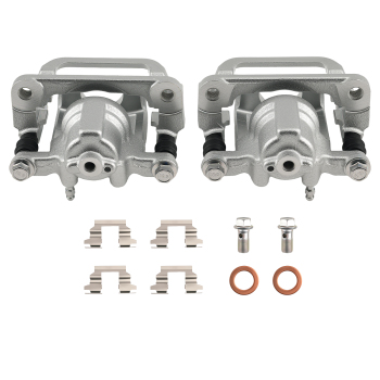 Rear LeftRight Brake Caliper w/Bracket compatible for Nissan Leaf 2011-23 Rogue 2014-20