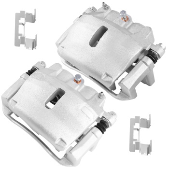 Front Rear Disc Brake Calipers w/Bracket compatible for Ford F-150 compatible for Lincoln Mark LT 2006-08