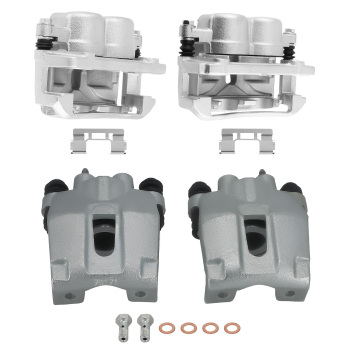 Front Rear Disc Brake Calipers w/Bracket compatible for Ford F-150 compatible for Lincoln Mark LT 2006-08