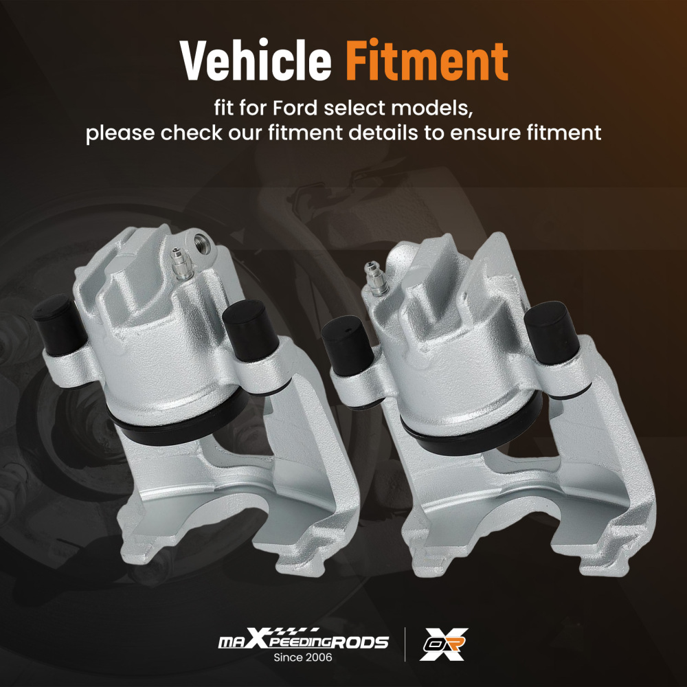 2x Front Brake Caliper compatible for Ford Focus DAW DBW DFW 1.4 1.6 1.8 2.0 16V 1998-2004