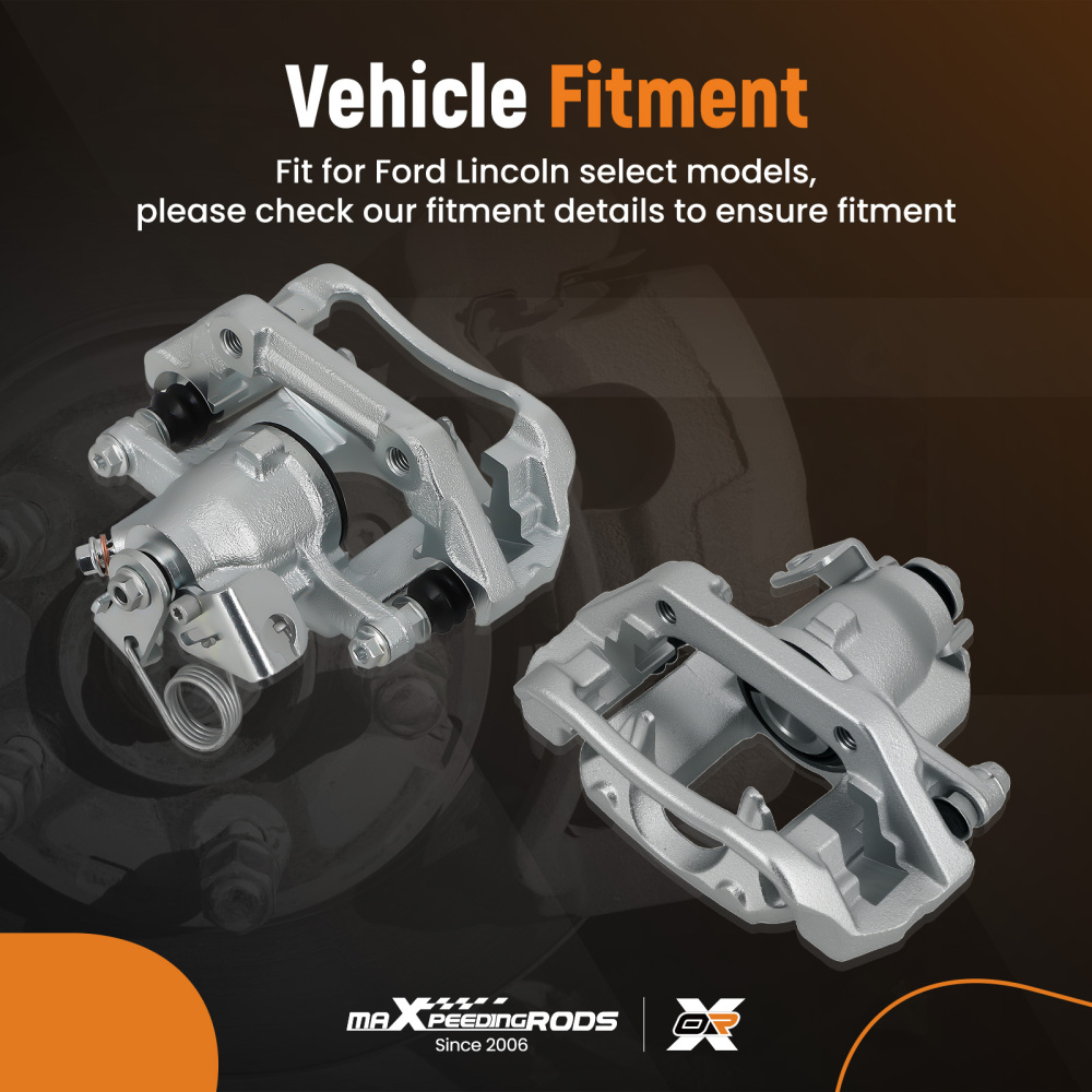 Rear Brake Caliper Assembly LH RH compatible for Ford Explorer 2011-19/Flex 2010-14 18B5262