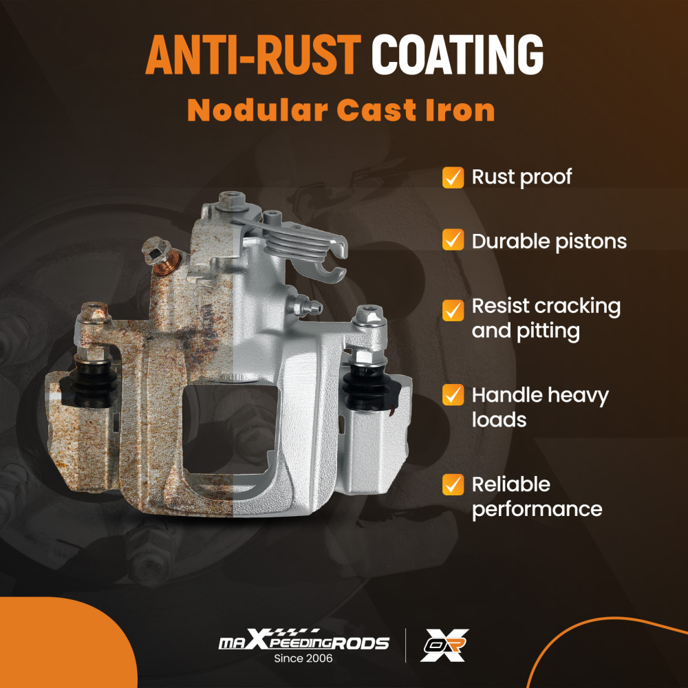 Rear Brake Caliper Assembly LH RH compatible for Ford Explorer 2011-19/Flex 2010-14 18B5262