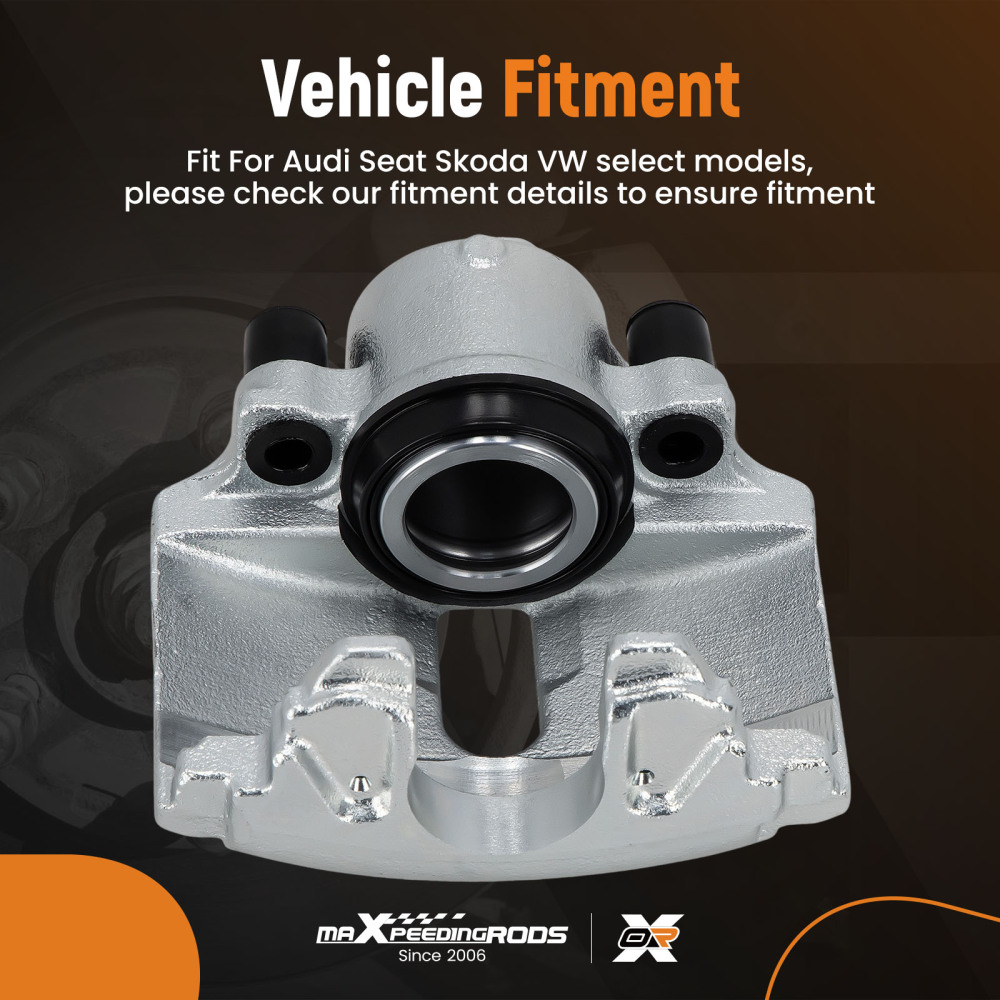 Brake Caliper Front Right compatible for Audi A1 A3 TT 8P1 compatible for Seat Skoda  Compatible for VW Scirocco 137 137