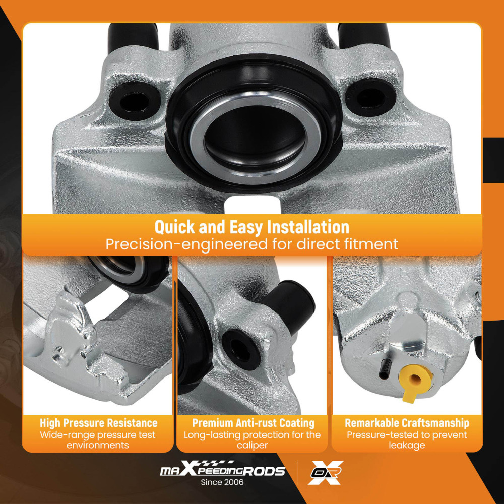 Brake Caliper Front Right compatible for Audi A1 A3 TT 8P1 compatible for Seat Skoda  Compatible for VW Scirocco 137 137