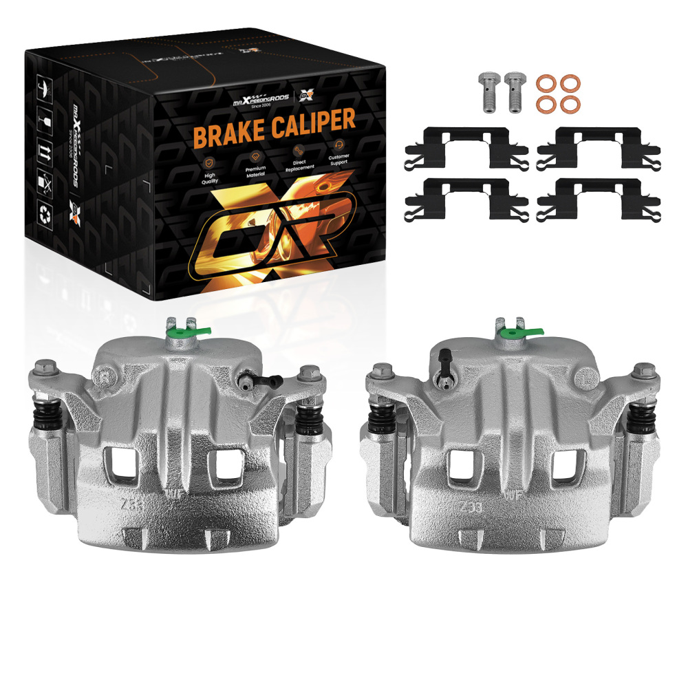 Front LHRH Brake Caliper w/ Bracket compatible for Nissan Frontier Xterra compatible for Suzuki Equator