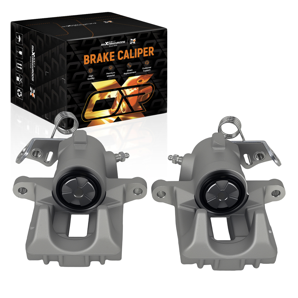 2x Pinza Freno Posteriore compatibile per VW Polo 9N compatibile per Seat Ibiza compatibile per Audi A2 6Q0615424B 232mm