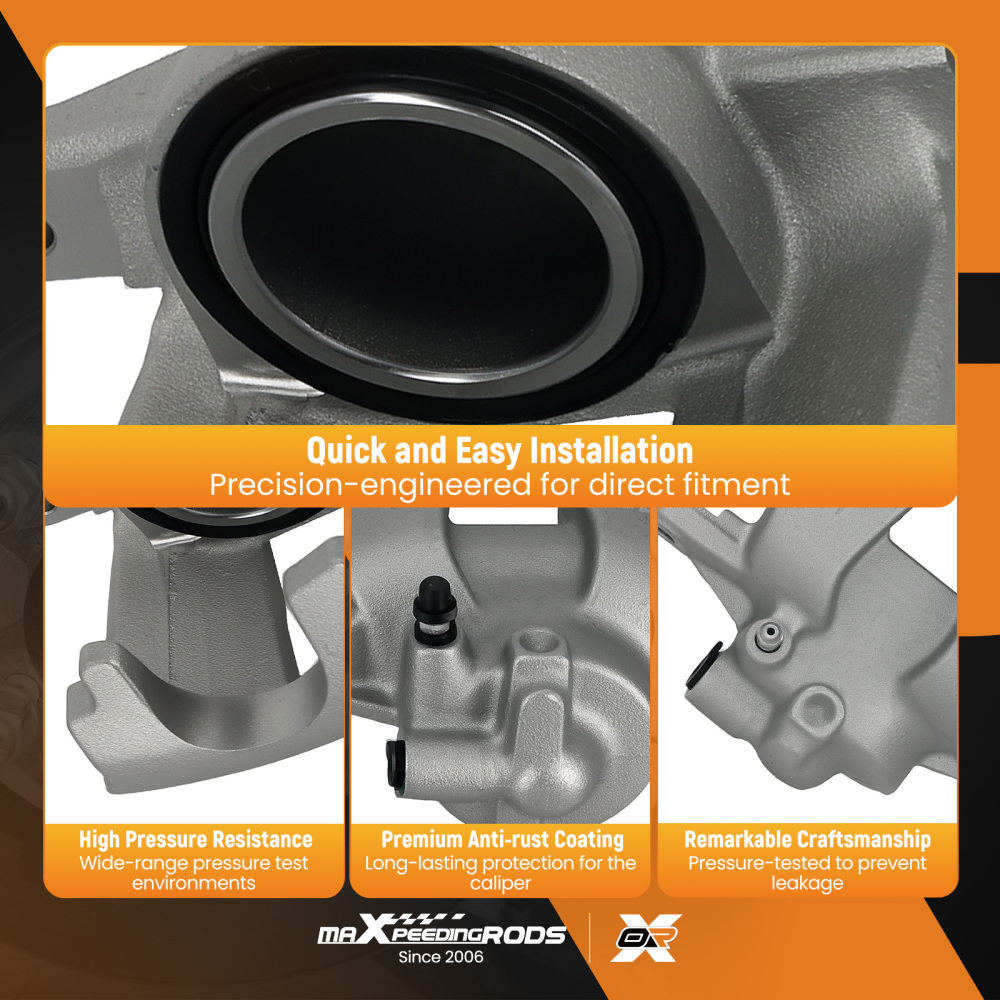 Front Left Right Brake Caliper Floating compatible for Fiat 500 312 Punto 199 compatible for Opel Vauxhall