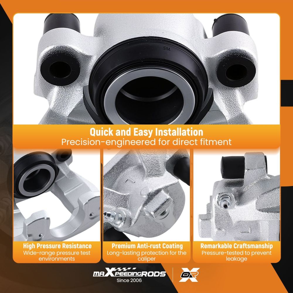 Pair of Front Left Right Brake Calipers compatible for Mini R50 R52 R53 Cooper One 1.4 1.6L