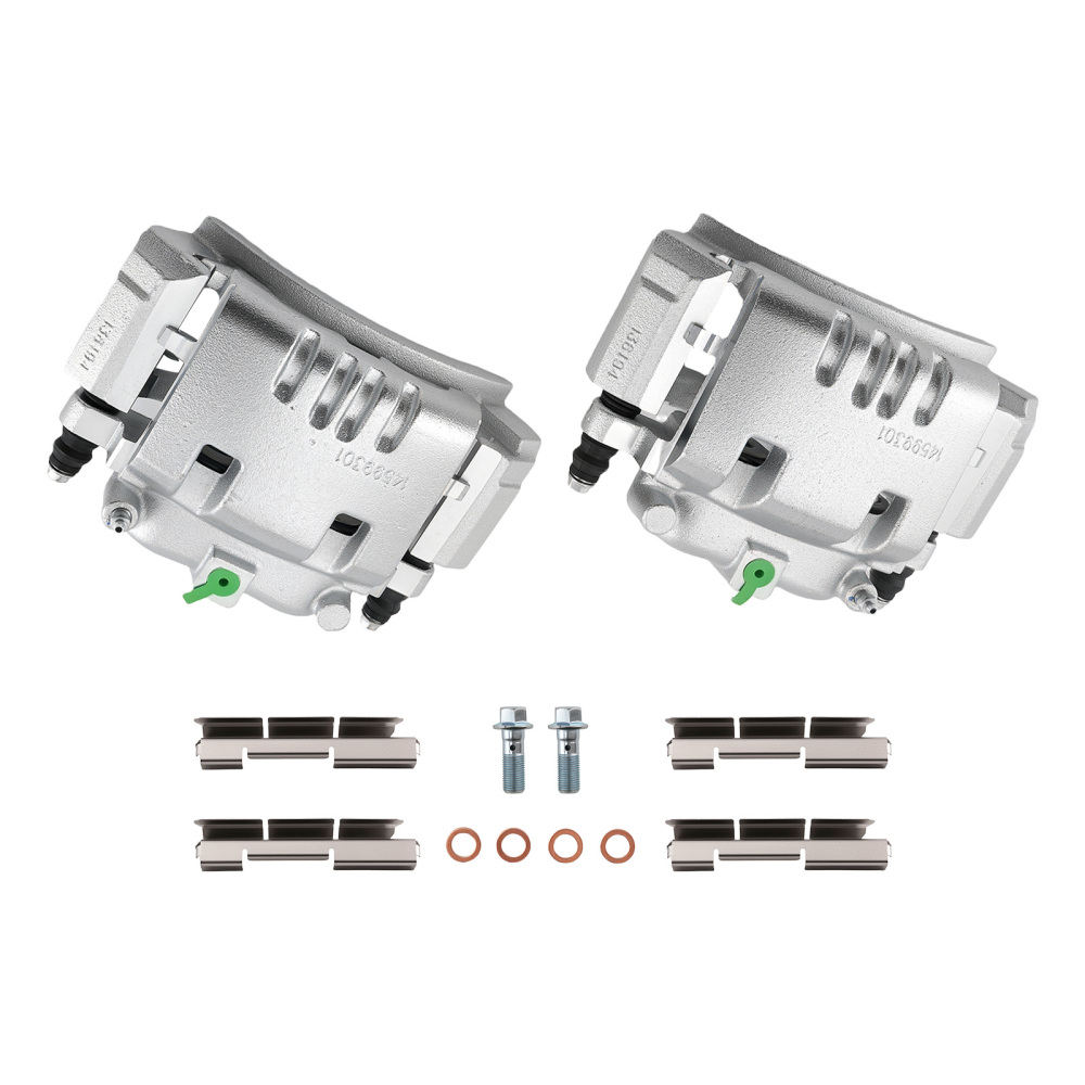 2x Rear Brake Caliper w/ Bracket compatible for Dodge Ram 1500 compatible for Ram 2500 compatible for Ram 3500 18-B4895