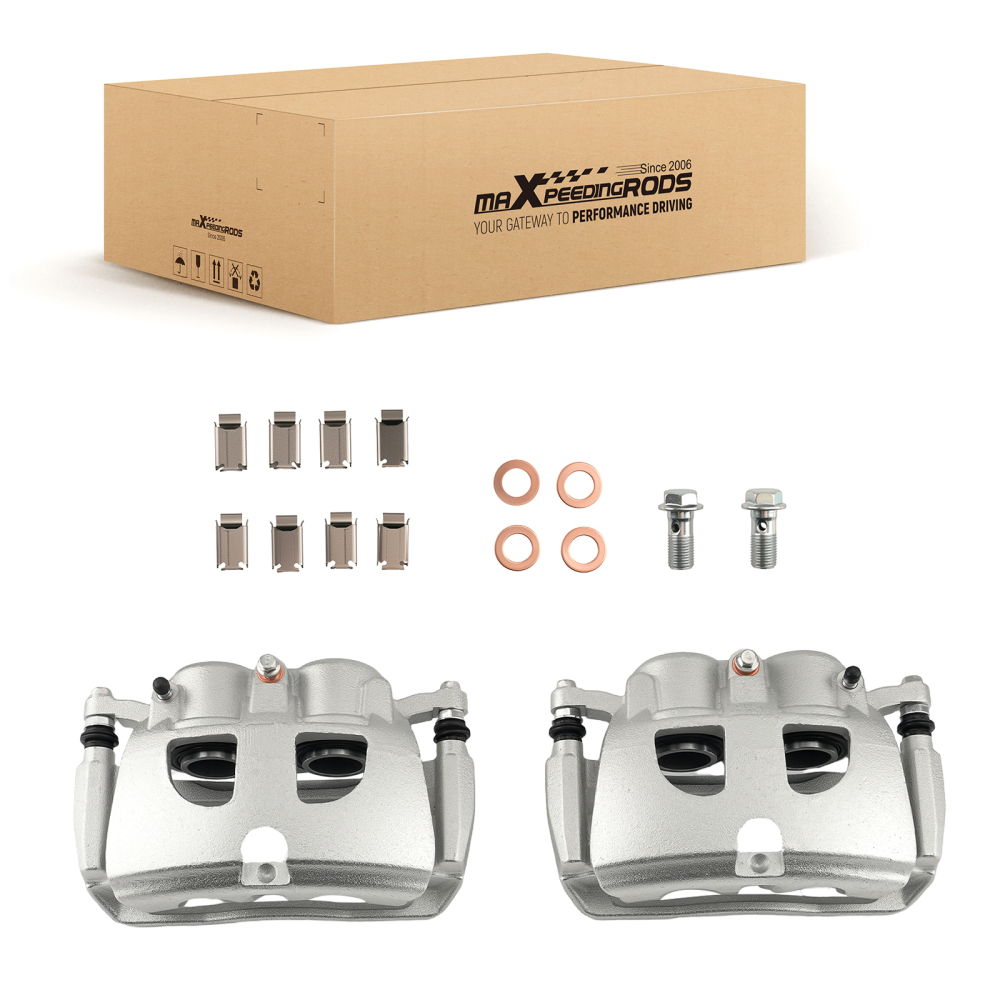 Rear LeftRight Disc Brake Caliper w/ Bracket compatible for Dodge Ram 2500 3500 Pickup