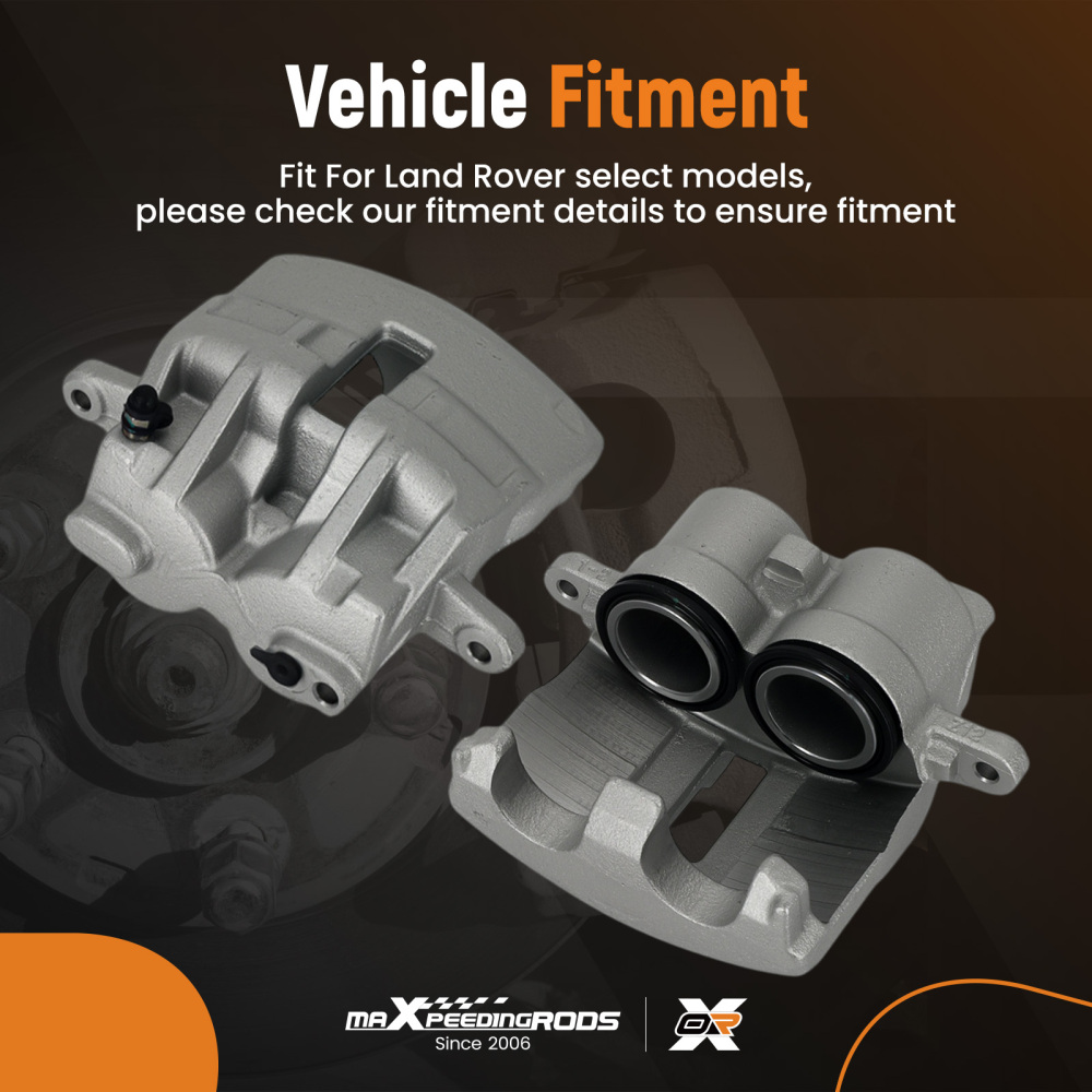 2x Front Brake Caliper compatible for Land Rover Discovery 2 Td5 compatible for Range Rover P38 STC1915