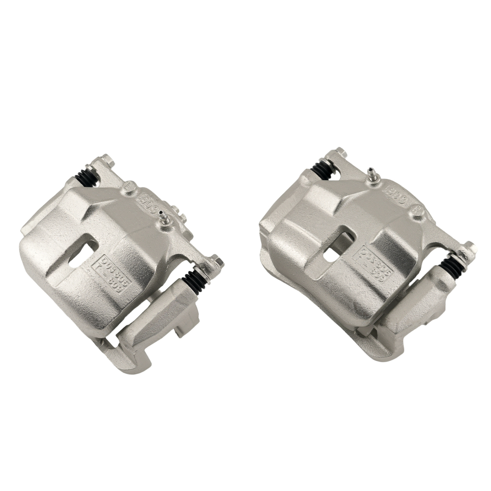 Front Left Right Disc Brake Calipers w/ Bracket Pair compatible for Nissan Rogue 2008-2013