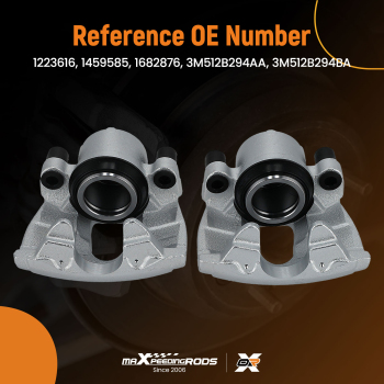 Front Right Brake Caliper compatible for Ford Focus 2004-2018 C-Max 2007-18 Kuga 2008-2012