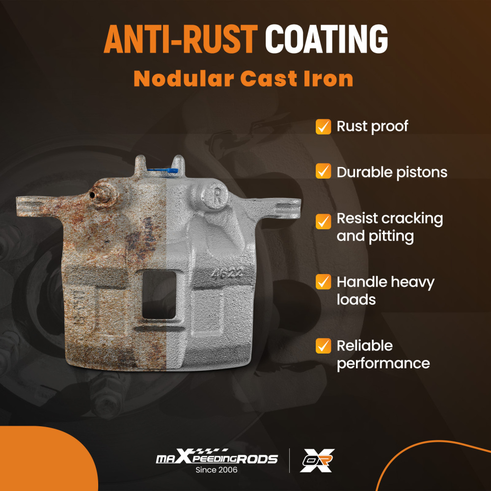 Brake Caliper Front Right 51mm compatible for Honda Jazz 1.2 1.3 1.4 2002-2008 45018SAA900