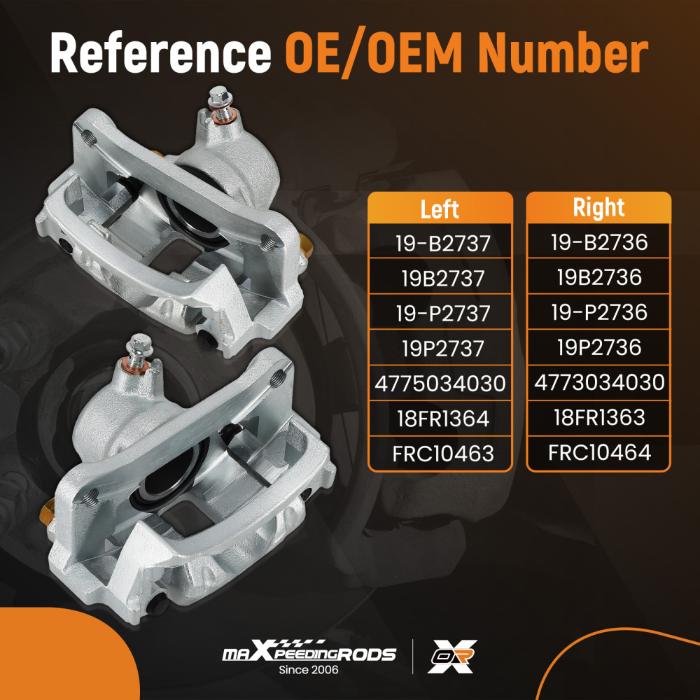 Rear Disc Brake Caliper compatible for Lexus GX460 2010-2023 / GX470 2003-2009 19-B2737