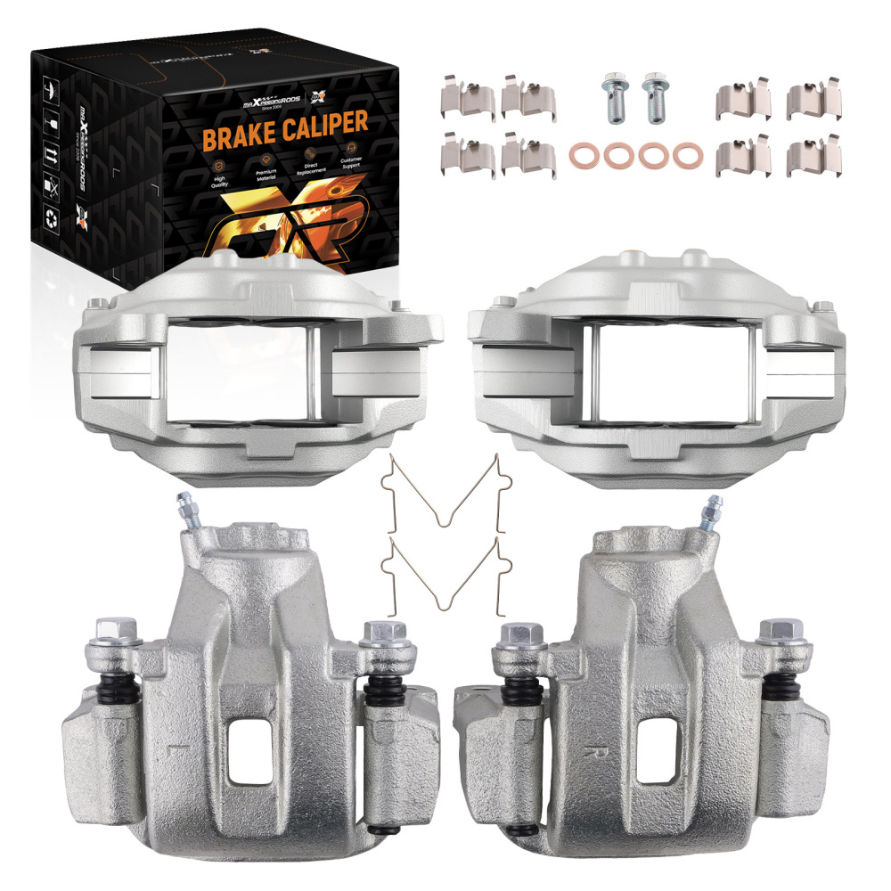 Front Rear Left Right Brake Calipers Set compatible for Toyota Sequoia 2008-16 compatible for Tundra 07-16