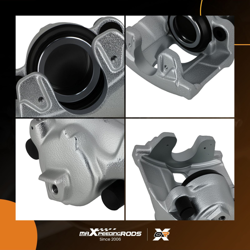 Pair Floating Brake Caliper Front compatible for Audi Q3 compatible for VW Passat Tiguan 2007- Sharan 2010