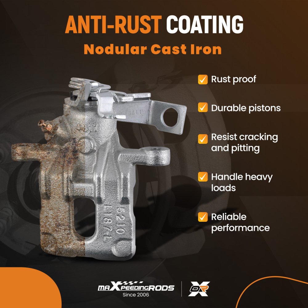 2x Pinza Freno Posteriore Post Bilaterale compatibile per Honda Civic VIII 43012-SMG-E02