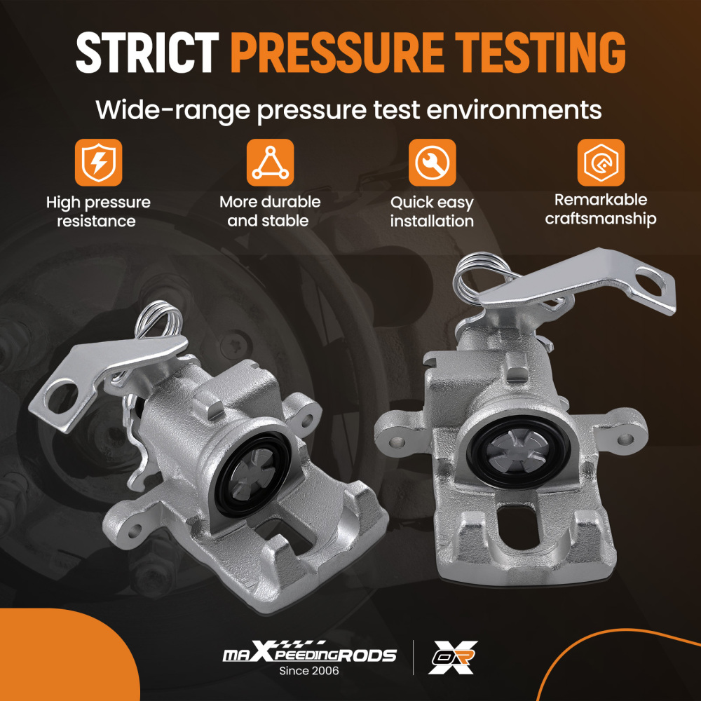2x Pinza Freno Posteriore Post Bilaterale compatibile per Honda Civic VIII 43012-SMG-E02