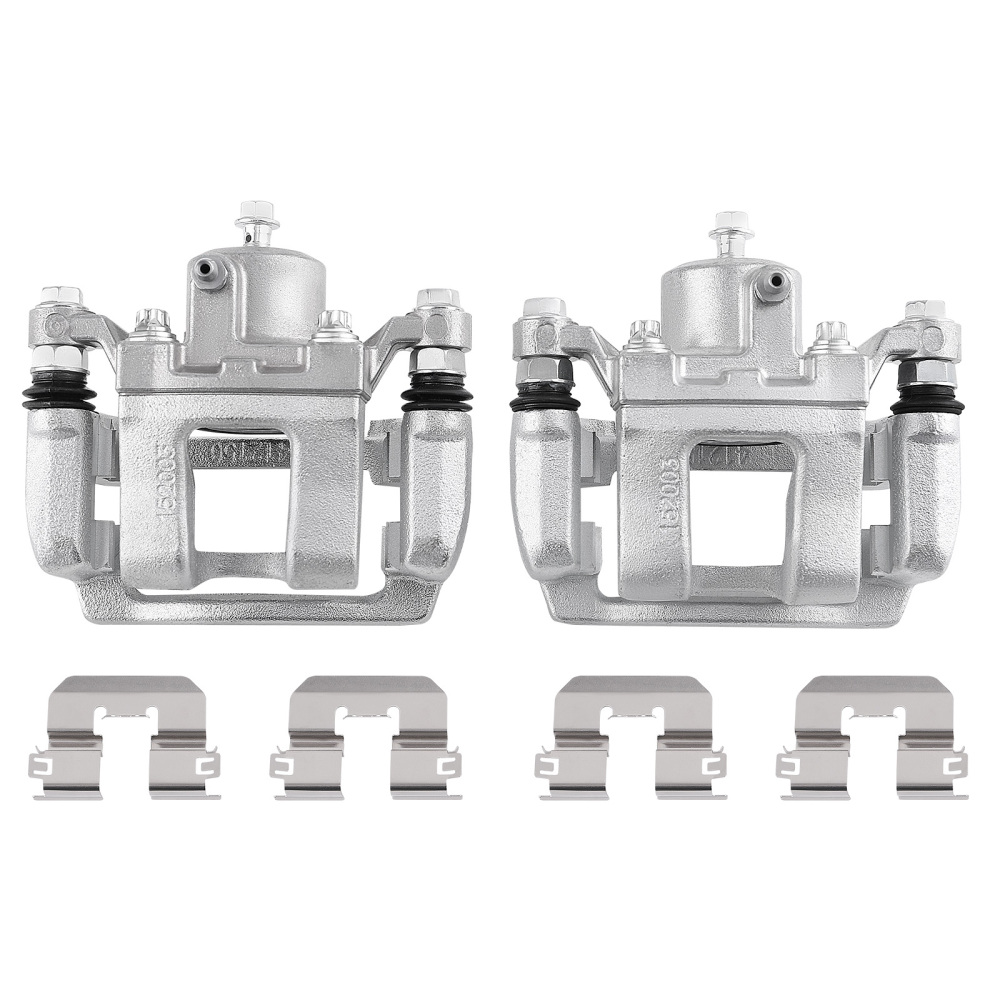 Rear Brake Calipers with Bracket Pair 2 compatible for Kia Optima 2.4L 2011-2014 19-B6456