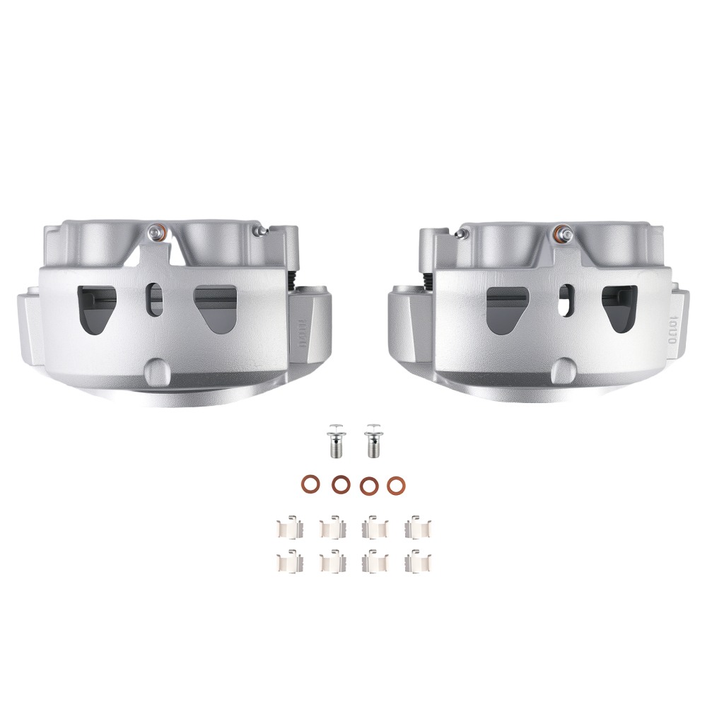 2*Front Disc Brake Calipers compatible for Silverado Sierra 2500HD 3500HD 2011-2019 18B5302