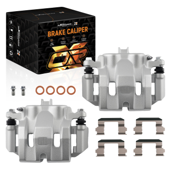 Front Brake Caliper Set w/Bracket compatible for Acura TL TLX compatible for Honda Ridgeline 2006-2020