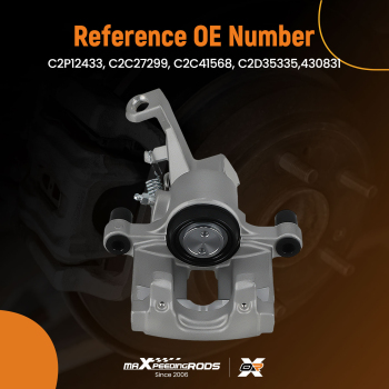 Floating Brake Caliper Rear Left compatible for Jaguar XF X250 XJ X351 2008-2019 C2C27299