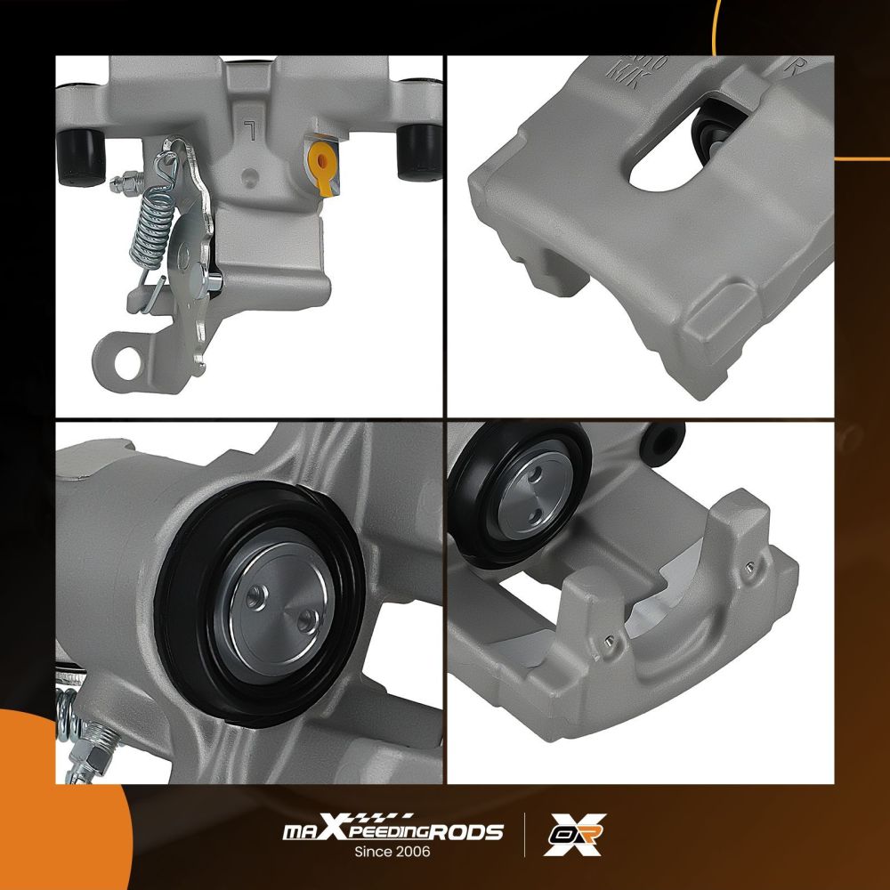 Floating Brake Caliper Rear Pair compatible for Jaguar XF I X250 S-Type II X200 08-15 326mm