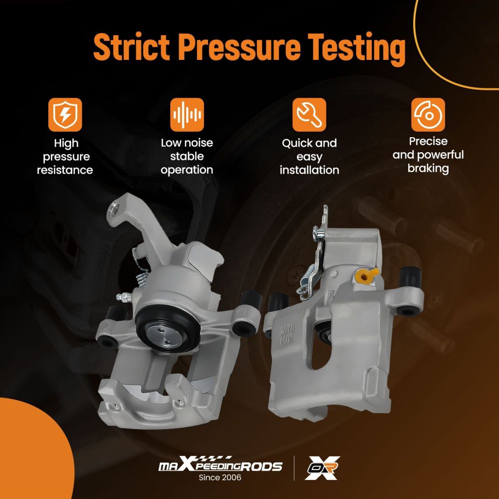 Floating Brake Caliper Rear Pair compatible for Jaguar XF I X250 S-Type II X200 08-15 326mm