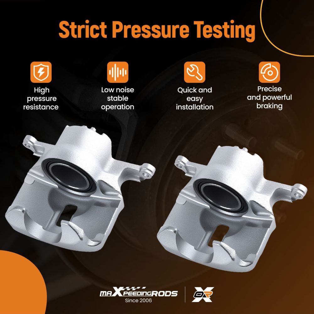 Front Left Right Brake Caliper compatible for Nissan Qashqai MK I 2007-13 X-Trail T31 60mm