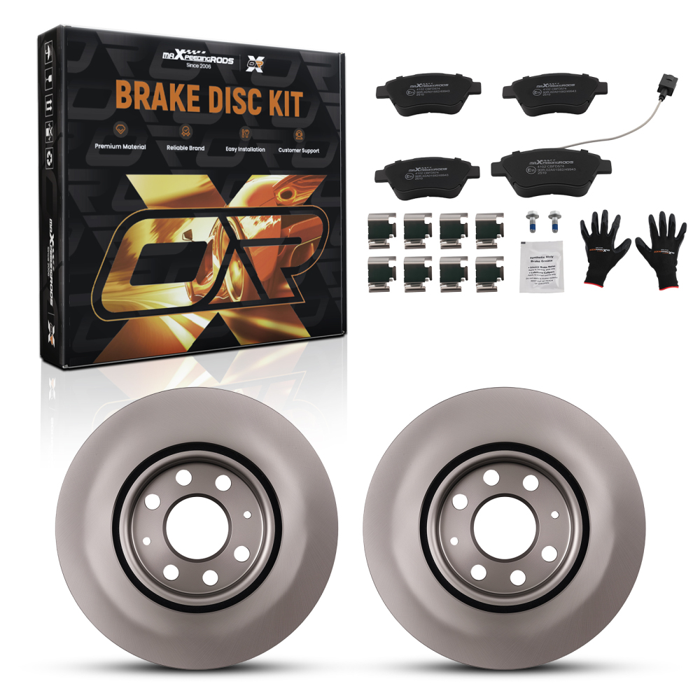 Dischi e Pastiglie Anteriore compatibile per Fiat Punto Furgone 199 1.4L 2009-2010